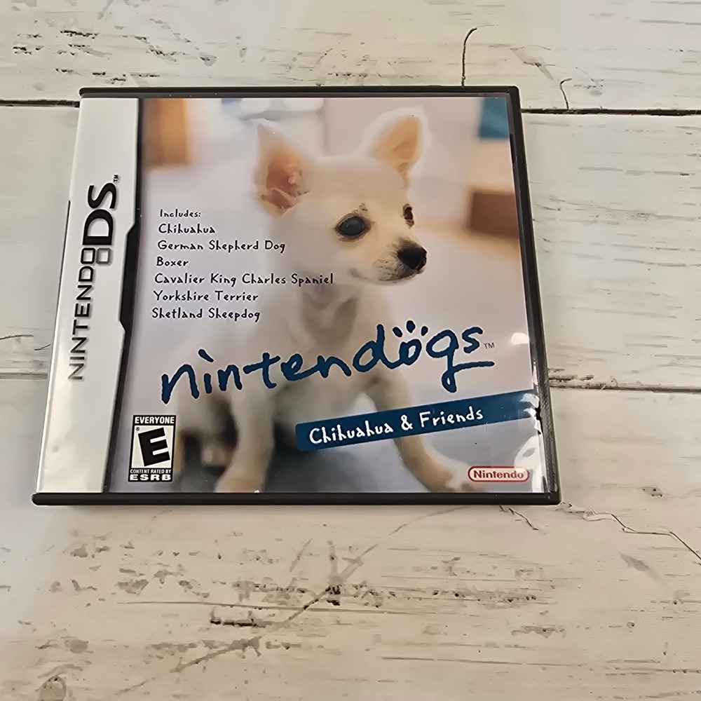 Nintendogs Chihuahua & Friends Nintendo DS CIB Authentic NTR-AD2E-USA Complete